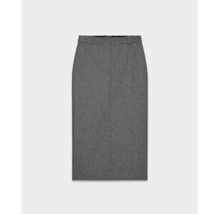 NWOT Babaton Aritzia Chisel Maxi Skirt, Re-essential material, charcoal, size 4